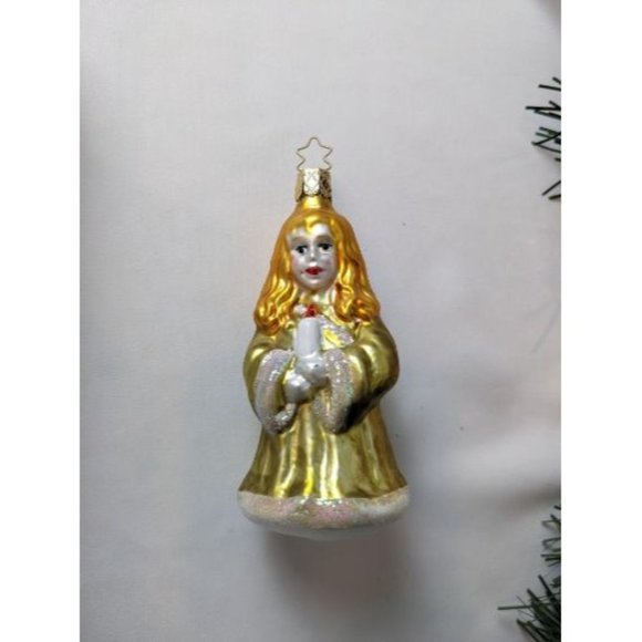 Choir Girl with Candle Retired Old World Christmas Inge Glas Ornament - Picture 4 of 4